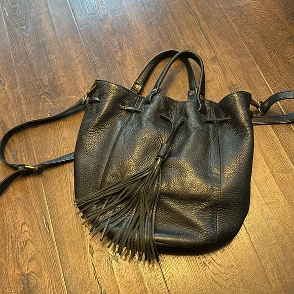 Madewell Austin Leather bucket handbag - Picture 7 of 9